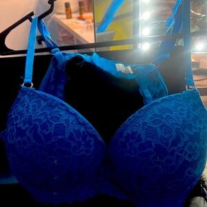 blue bra